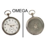 Taschenuhr Omega 80.4g 900/- Silber Handaufzug