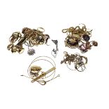 Konvolut Goldschmuck 206.9g 333/-. 375/-. 585/- und 750/- Gold mit Steinen