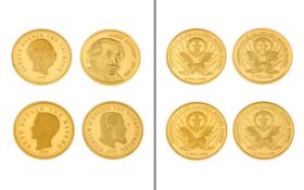 4 Goldmuenze 5 Dollars Mariana Islands 4.96g 999/- Gelbgold 2005