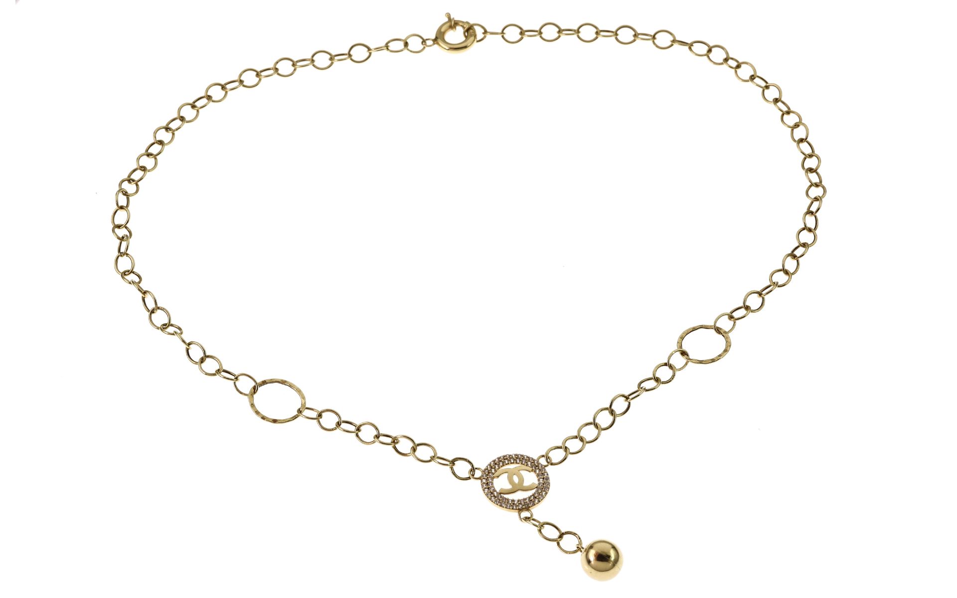 Kette 6.45g 585/- Gelbgold. Laenge ca. 46 cm