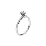 Tiffany & Co. Ring 3,23g 950/- Platin mit Diamant ca. 0,34 ct. mit Etui ohne Rechnung