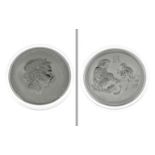 Silbermünze 5 Unzen 155,50g 999/- Silber Year of the monkey 2016