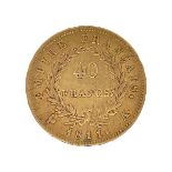Goldmünze Napoleon Empereur 40 Francs 12,81g 900/- Gelbgold 1811
