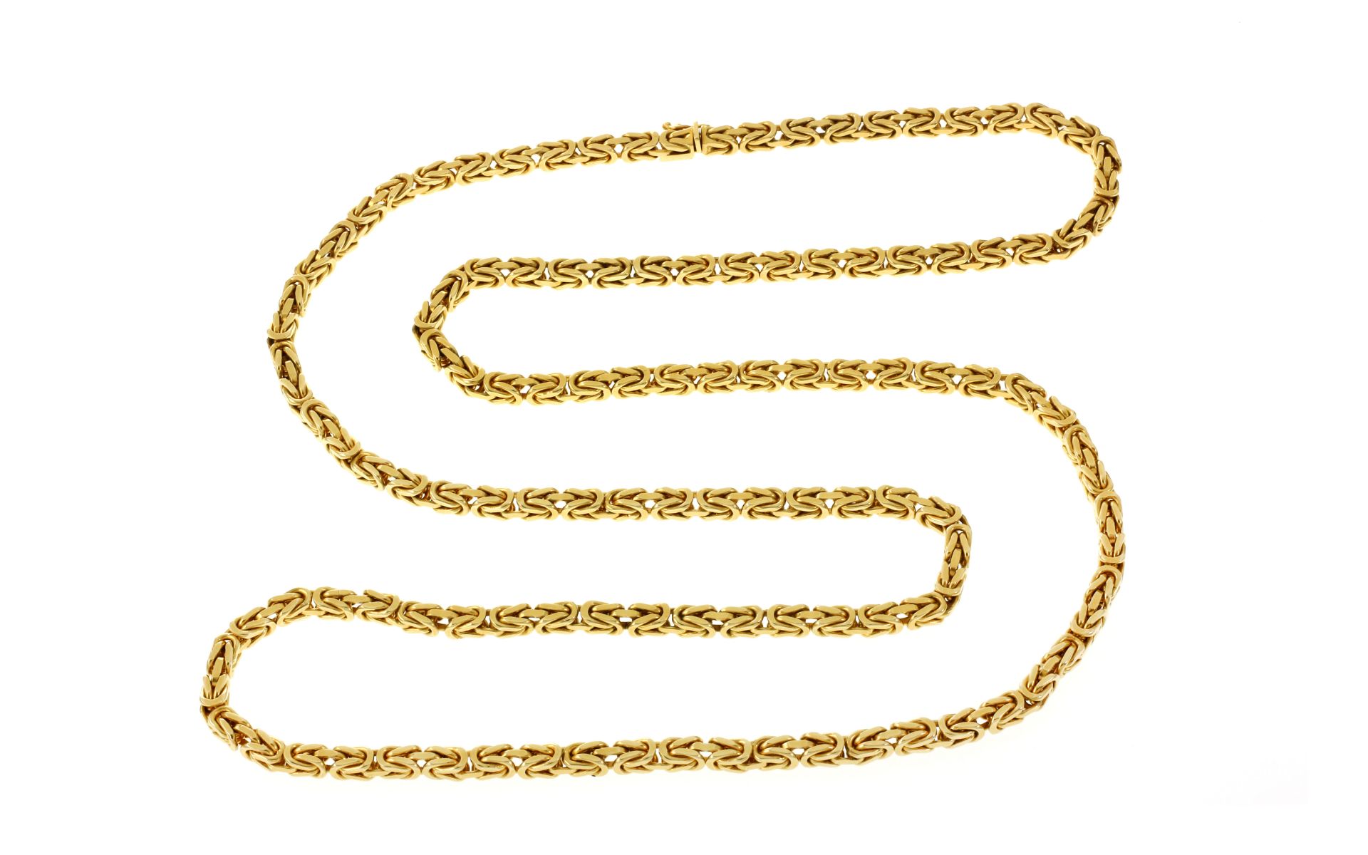 Königskette 132,49g 585/- Gelbgold, Länge ca. 93,50 cm