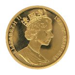 Goldmünze 1 Unze 31,1g 999/- Gelbgold Crown Elizabeth II Isle Of Man 1988