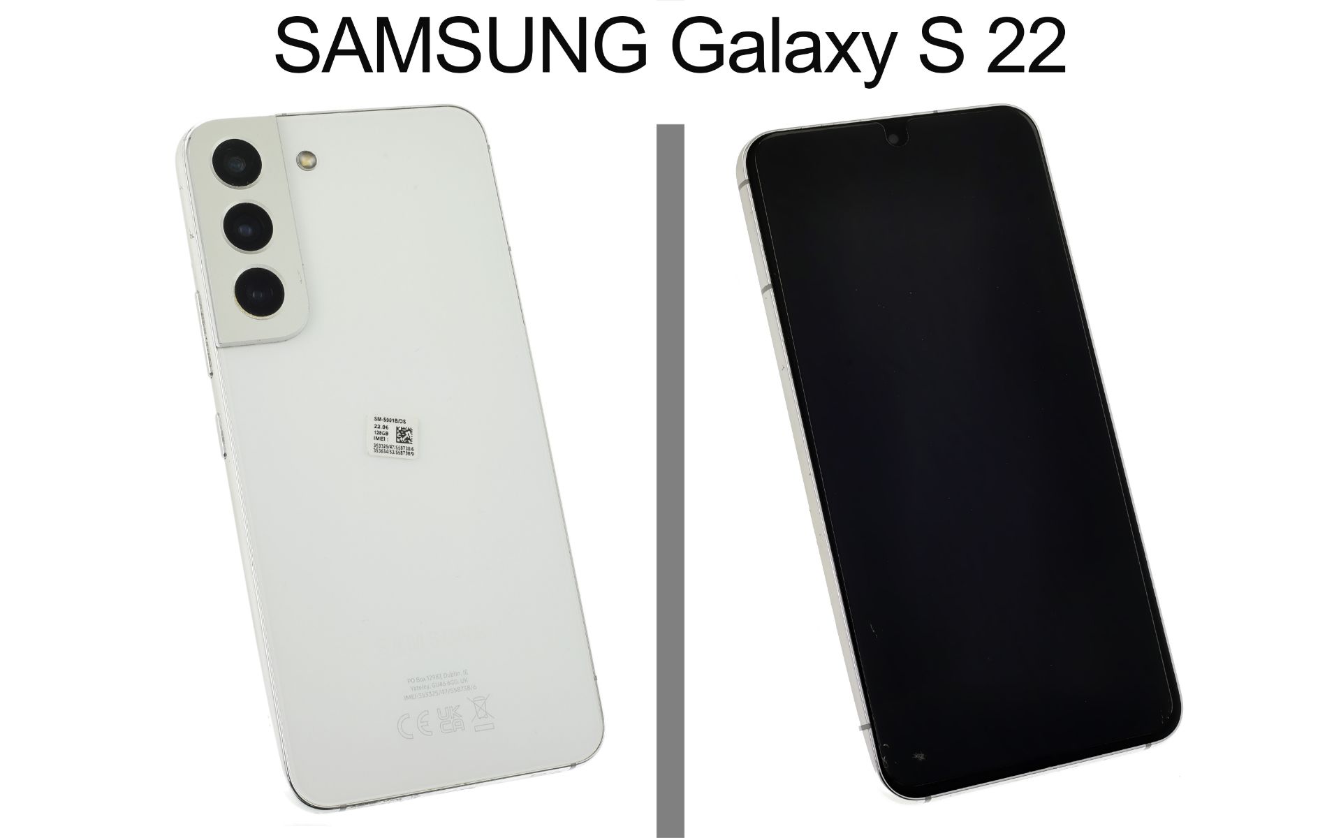 Samsung Galaxy S22 ohne Karton und ohne Zubehör