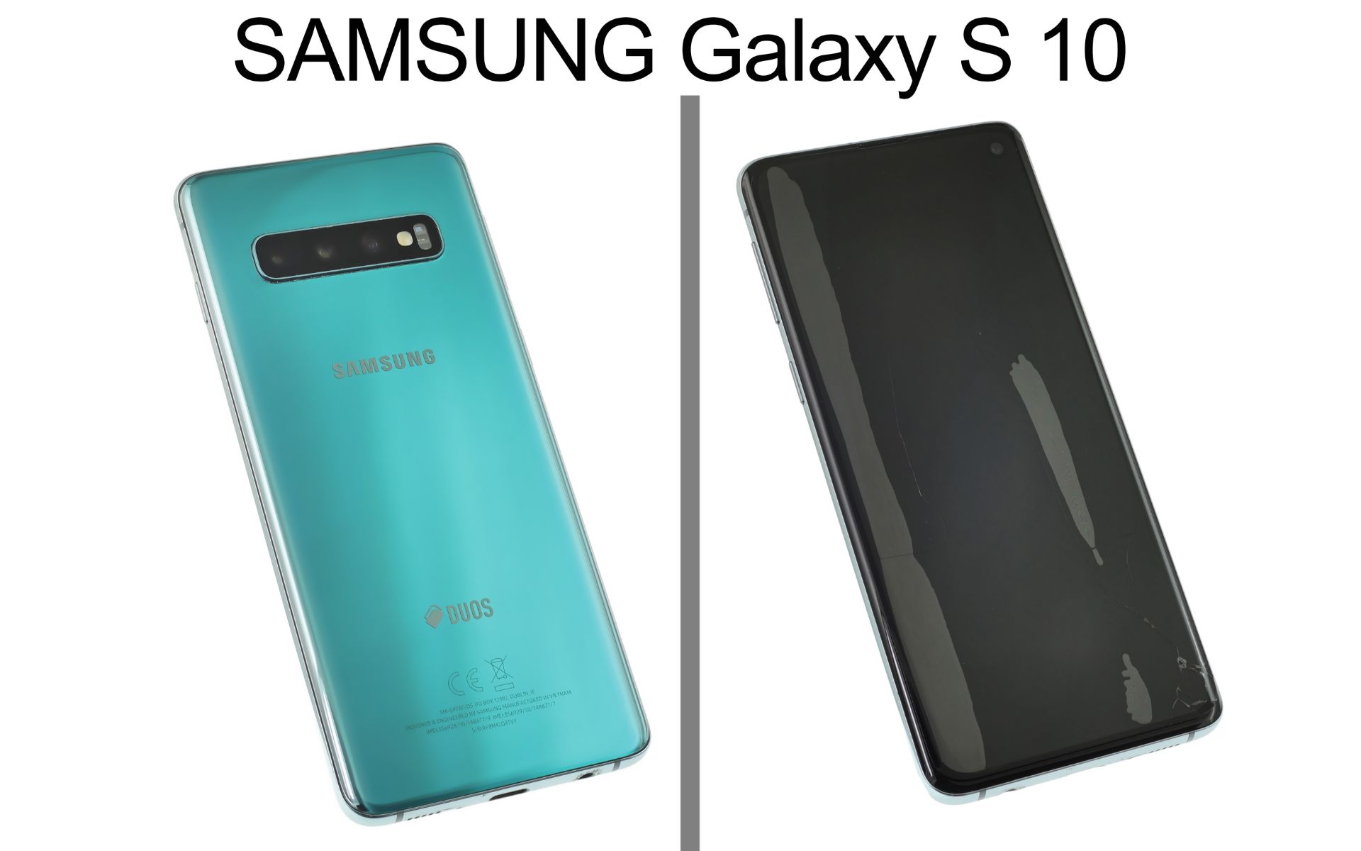 Samsung Galaxy S10, ohne Box und ohne Zubehör, Handy ist gesperrt