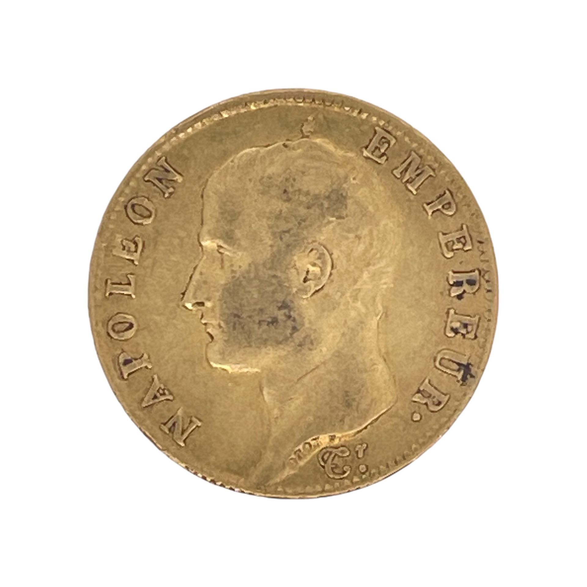 Goldmünze Napoleon Empereur 20 Francs 6,38g 900/- Gelbgold 1806 - Image 2 of 2
