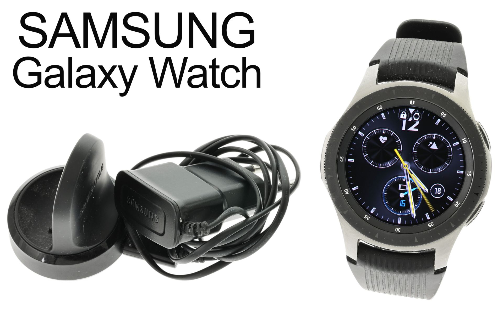 Samsung Galaxy Watch mit Ladekabel