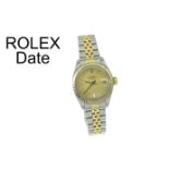 Rolex Date Ref. 6917 Automatik 750/- Gelbgold/Edelstahl, ohne Box und ohne Papiere