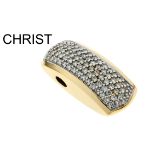 CHRIST Anhaenger 5,67g 585/- Gelbgold mit 79 Diamanten zus. ca. 0,60 ct.