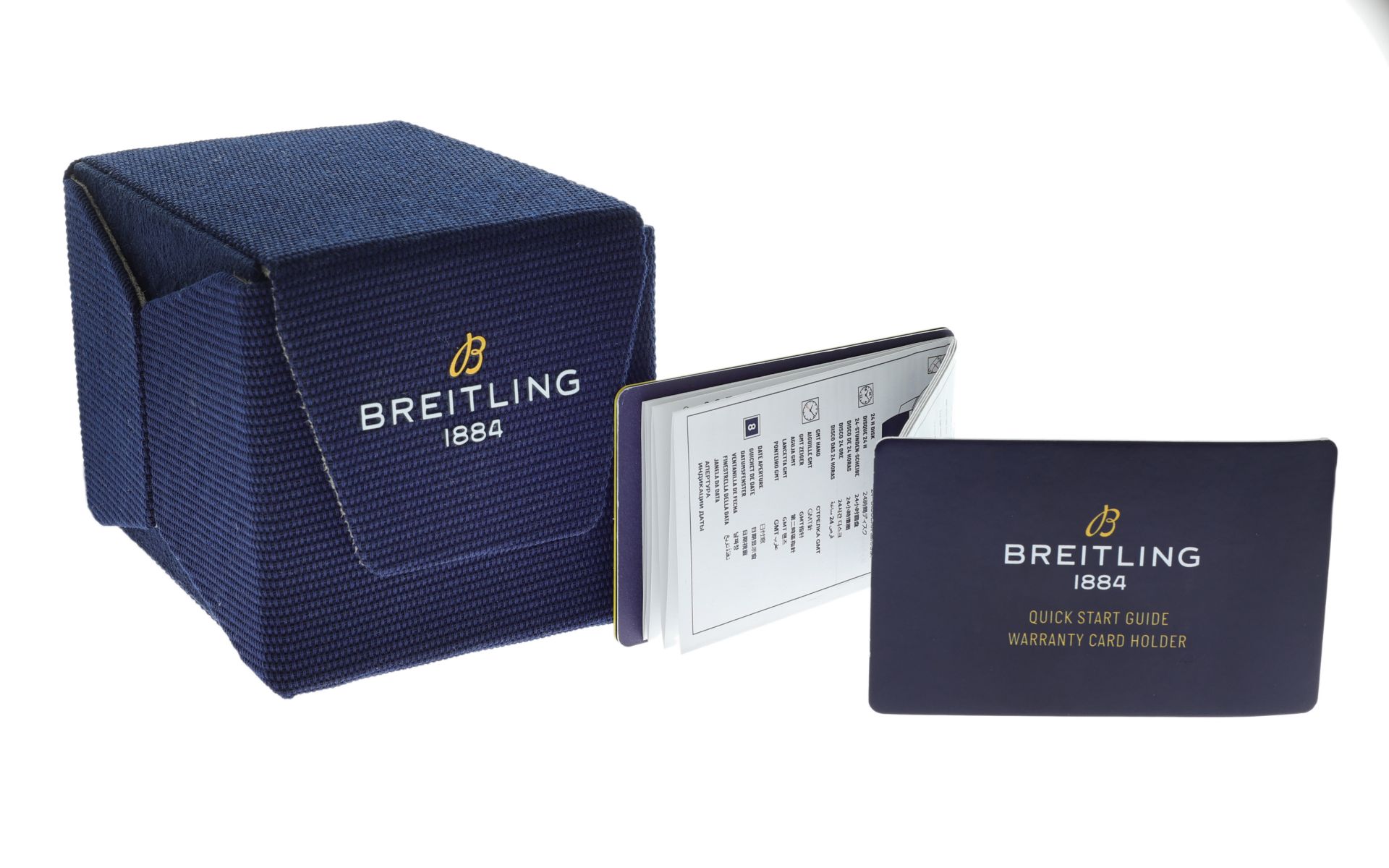 Breitling GMT 40 Ref. A32398 Automatik Edelstahl, mit Box und mit Papiere - Bild 2 aus 2