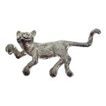 Silberfigur Katze 17,94g 925/- Silber