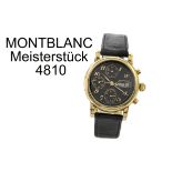 Montblanc Meisterstueck 4810 Ref. 7016 Automatik Edelstahl vergoldet, ohne Box und ohne Papiere