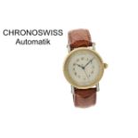 Chronoswiss Automatik 750/- Gelbgold, mit Box und mit Papiere, Kaufdatum 1991