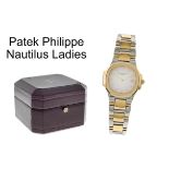 Patek Philippe Nautilus Ladies Ref. 4700/51 Automatik 750/- Gelbgold/Edelstahl, ohne Box und ohne...