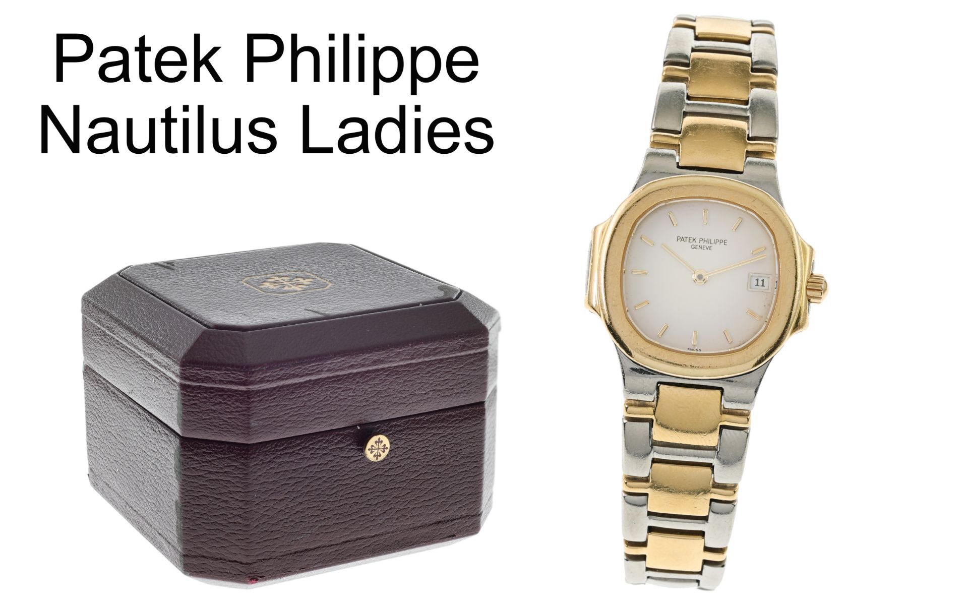 Patek Philippe Nautilus Ladies Ref. 4700/51 Automatik 750/- Gelbgold/Edelstahl, ohne Box und ohne...