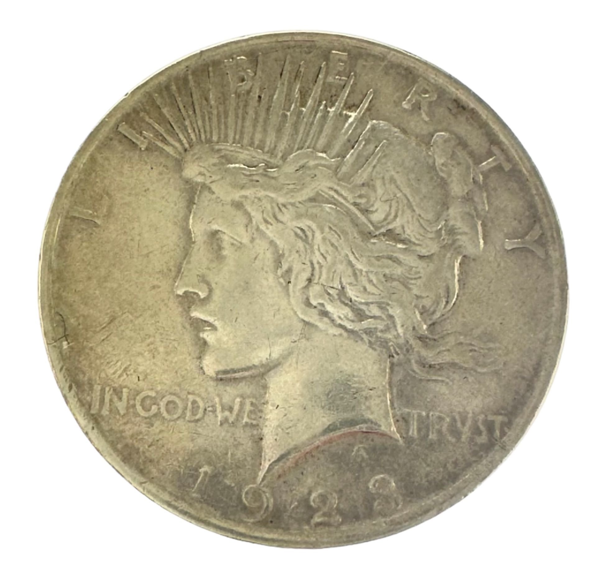 Silbermuenze Liberty 26,66g 925/- Silber 1928
