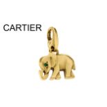 Cartier Anhaenger Elefant 3,43g 750/- Gelbgold mit Etui