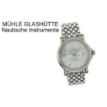 Muehle Glashuette Nautische Instrumente Automatik Edelstahl, mit Box und ohne Papiere