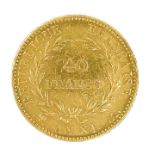Goldmuenze 12,9g 900/- Gelbgold 40 Francs Premier Consul Bonaparte 1813