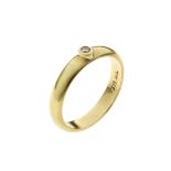 Ring 2,96g 333/- Gelbgold mit Diamant ca. 0,04 ct., Ringgroesse ca. 54