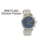 Breitling Shadow Flyback Ref. B35312 Automatik 750/- Gelbgold/Edelstahl, ohne Box und ohne Papiere