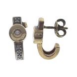 Ohrstecker 4,46g 585/- Gelbgold mit 10 Diamanten zus. ca. 0,12 ct.