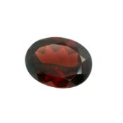 Rhodolith 11.20 ct cal facetiert Laenge: 16.09 mm Breite: 12.08 mm Hoehe: 7.05 mm