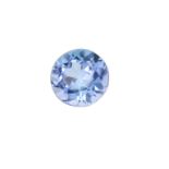 Tansanit 0.93 ct. Durchmesser: 5.89 mm Hoehe:4.43 mm