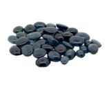 Saphir Cabochons 104.31 ct 37 Stueck