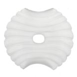 Bergkristall matt Handgravur 6.7 gr. Laenge: 30.29 mm Breite: 27.55 mm Hoehe: 5.26 mm