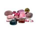 Turmalin Cabochon Konvolut 130.32 ct.
