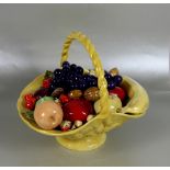 Früchtekorb Keramik