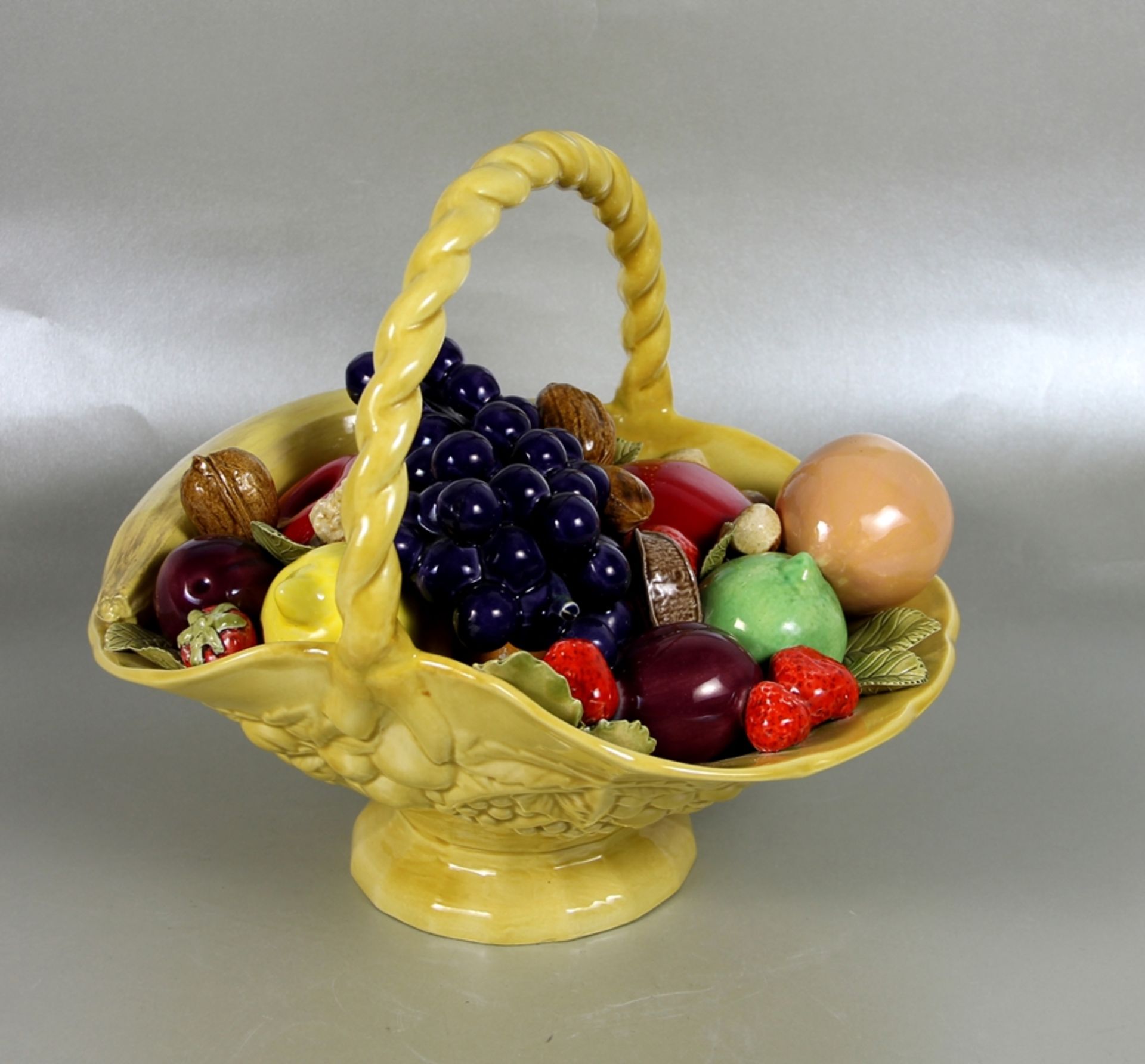 Früchtekorb Keramik - Bild 2 aus 2