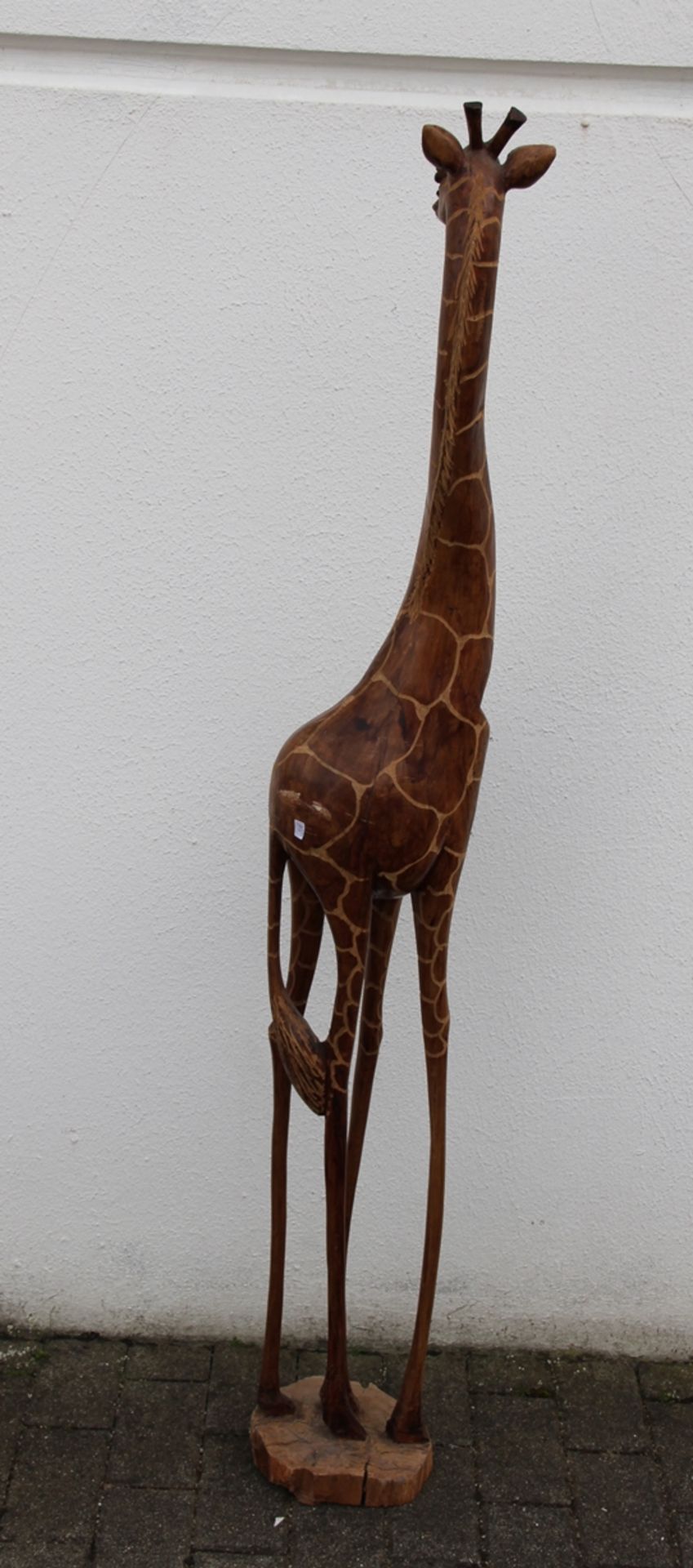 große Giraffen-Skulptur - Bild 2 aus 2