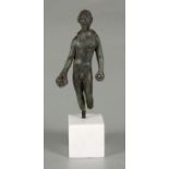 römische Bronzestatuette des Apollo