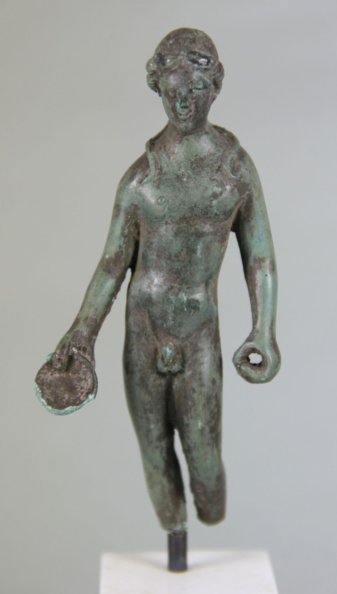 römische Bronzestatuette des Apollo - Image 2 of 3