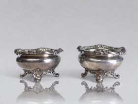 A WILLIAM IV SILVER FOOTED BOWLS. Edward junior, John William Barnard. 1837, William IV Hallmark.