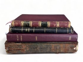A COLLECTION OF FOUR ANTIQUE ART REFERENCE BOOKS. Including two copies of 'The art Journal', 'The