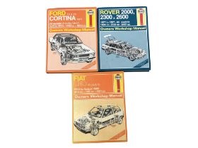 3 Vintage Motor Vehicle Manuals - Ford Cortina etc