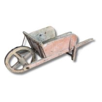 French Wooden Wheelbarrow H-64cm W-68.5cm L-199.5cm