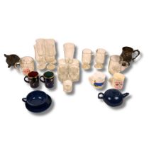 Collection of glassware and teacups