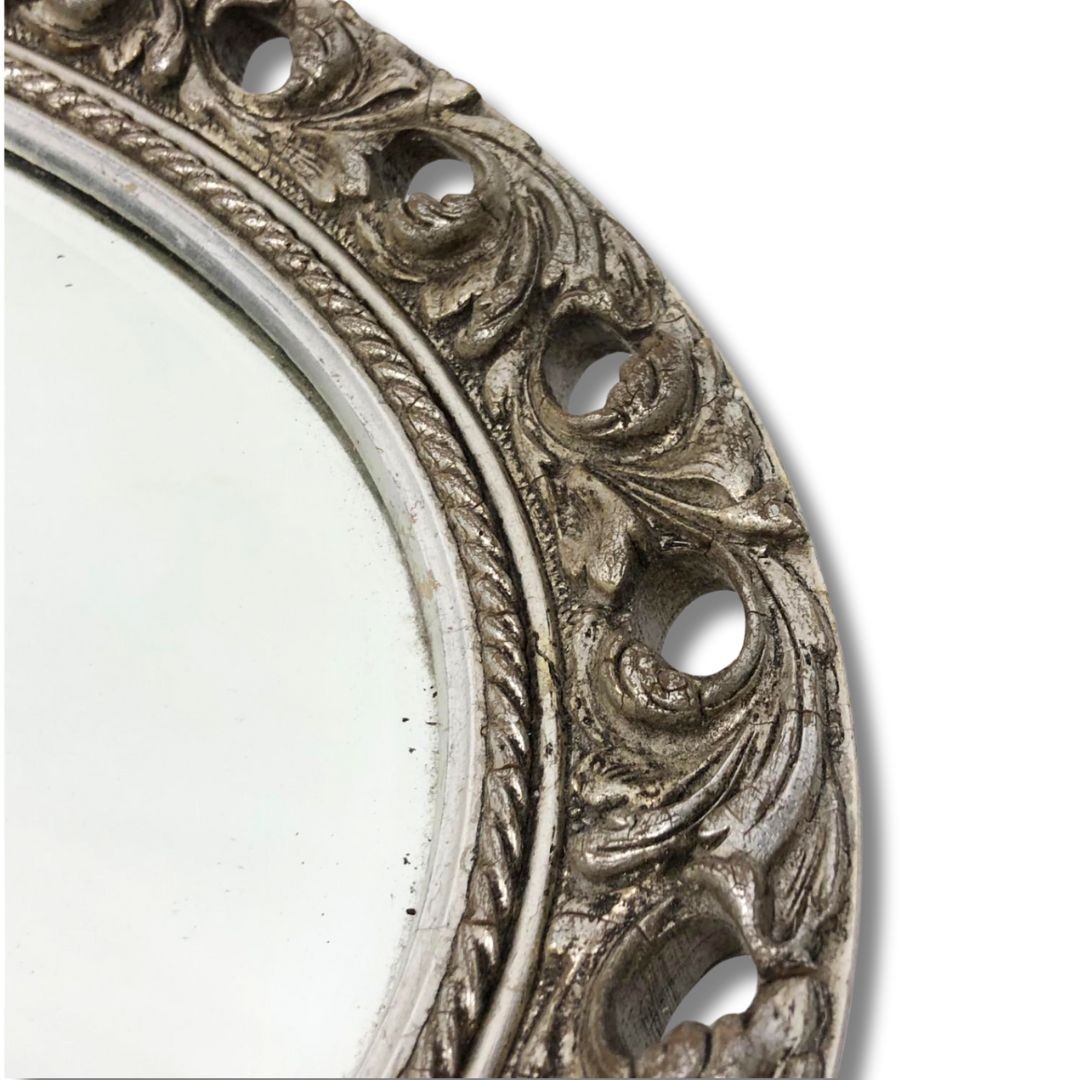 Oval Mirror with Decorative Moulded Surround - Image 4 of 4
