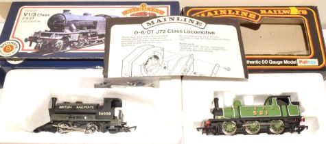 Mainline Railways OO gauge LNER Tank class Locomotive J72 0-6-0 ref 37-054 together a Bachmann V1/