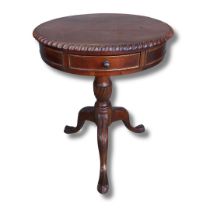Round Occasional Table with Single Drawer H-72cm W-59cm D-59cm