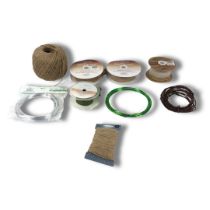 Florists Collection of Hessian Twine, Ribbon and Tying Wire