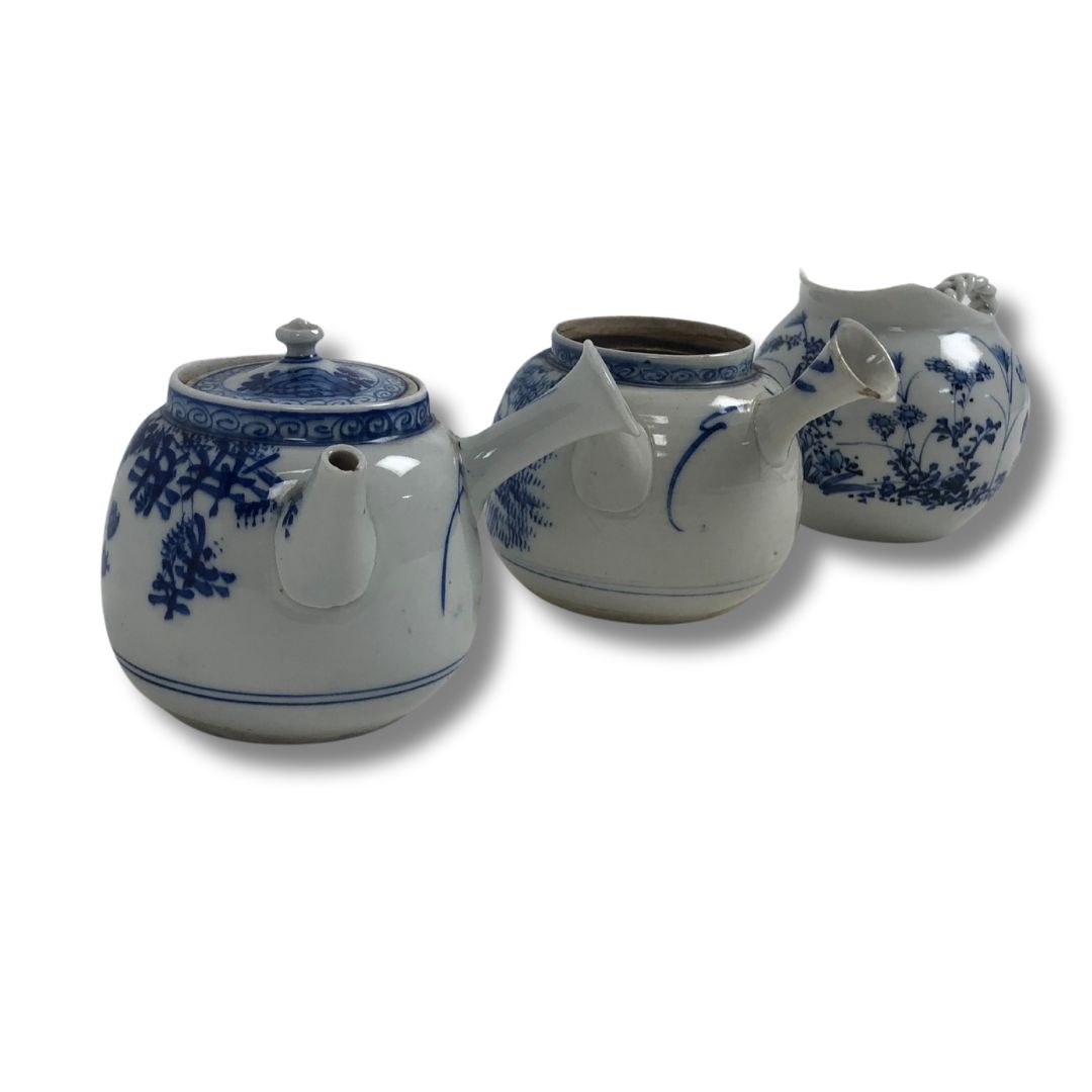 Two Japanese Kyusu Teapots & a Jug - Image 3 of 3