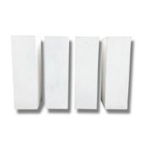 White Display Plinths - Four Large H-122cm W- 38cm D- 38cm