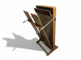 Vintage wooden trouser press